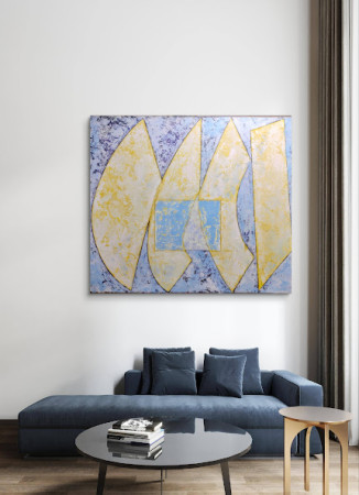 Antes da Forma, Acrílico 120x150 cm. R$8000,00 